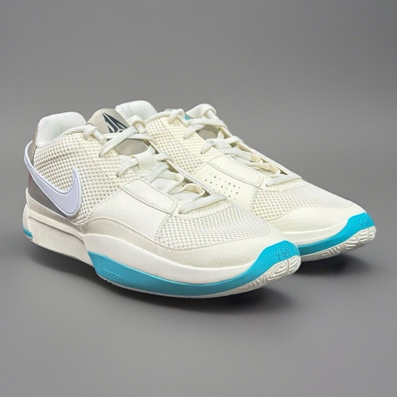 Nike Men's Size 11 “Ja 1” Vacation Basketball Shoes Cream Multicolor DR8785-102 gallery