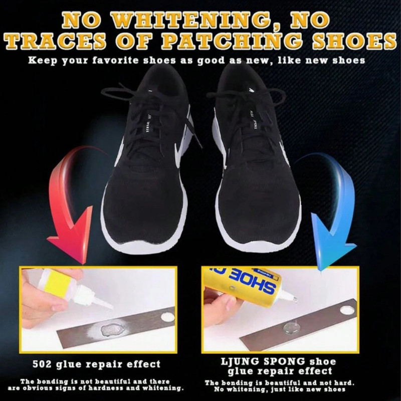 60ml Shoe Repair Glue Extra Strong Waterproof Strong Adhesive Quick Dry Shoe FIx gallery