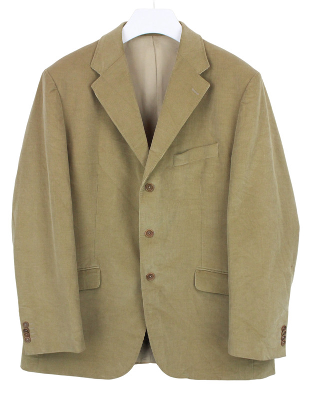 Massimo Dutti Extrafine Cotton Blazer Mens Single Breasted UK 46