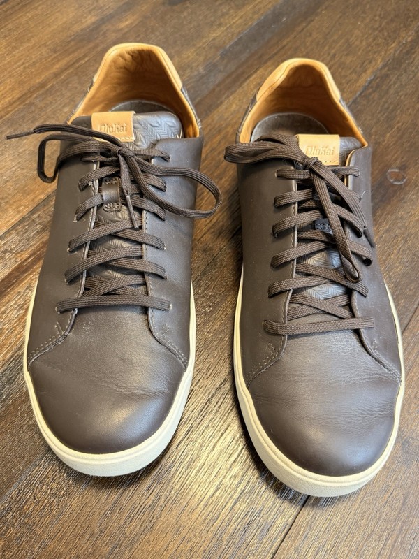 Olukai Lae’ Ahi Li “Ili Shoes Dark Java - Mens Size 12 (Style 10455-4848) gallery