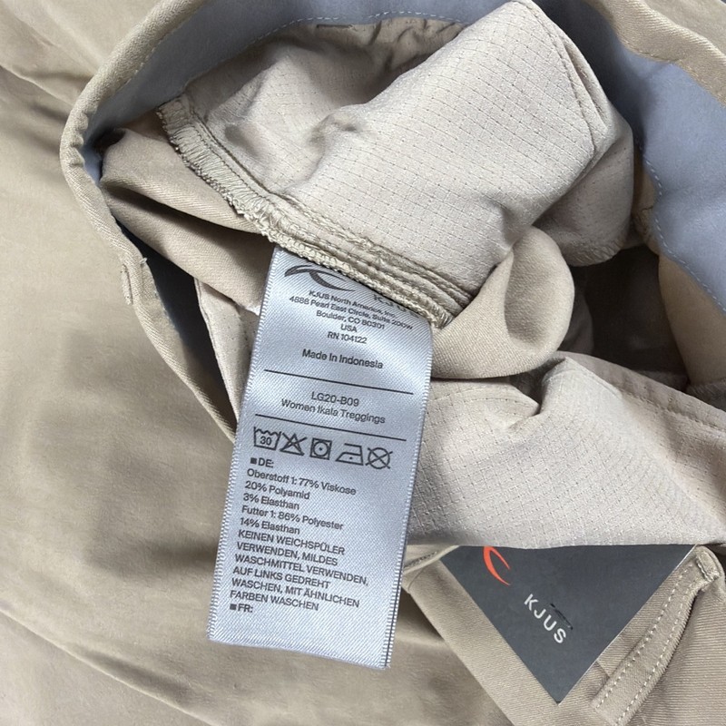 KJUS Womens Golf Pants Ikala Treggings Large Oxford Tan Viscose Polyamide $180 gallery