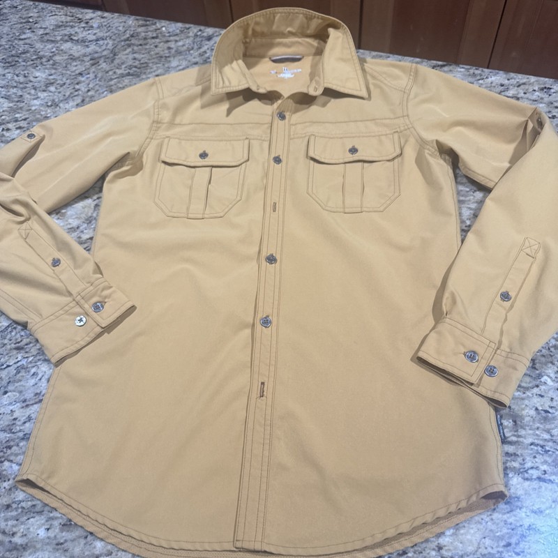 ROYAL ROBBINS 100% COOLMAX POLYESTER WALKING OUTDOOR SHIRT Small Cpix