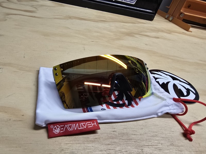 Heatwave Visual Lazer face polarized sun glasses. z87 unisex gallery