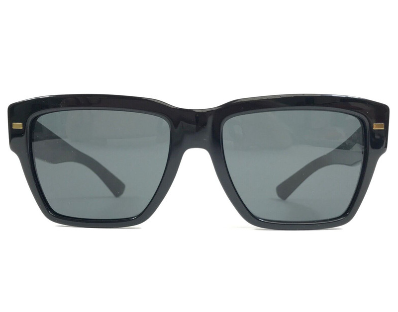 Dolce & Gabbana Sunglasses DG4431 501/87 Black Square Frames w/ Dark Grey Lenses