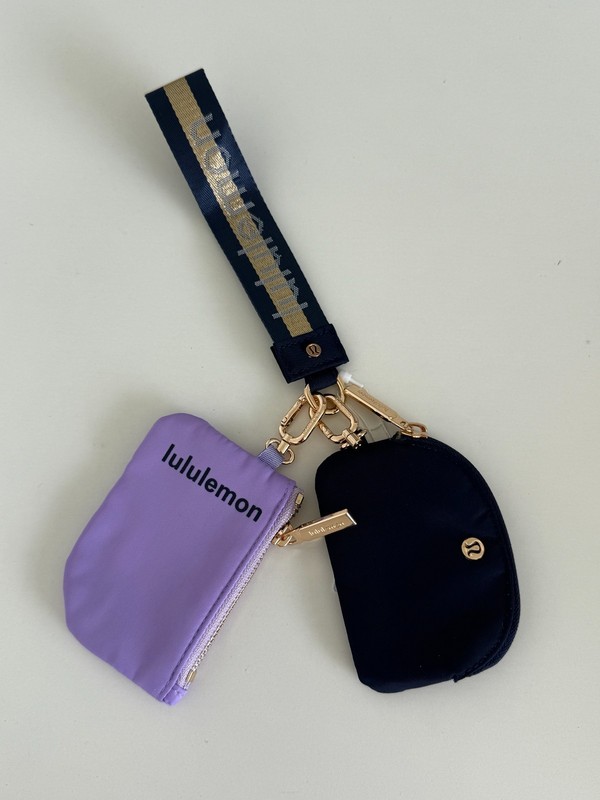Lululemon Dual Pouch Wristlet Keychain