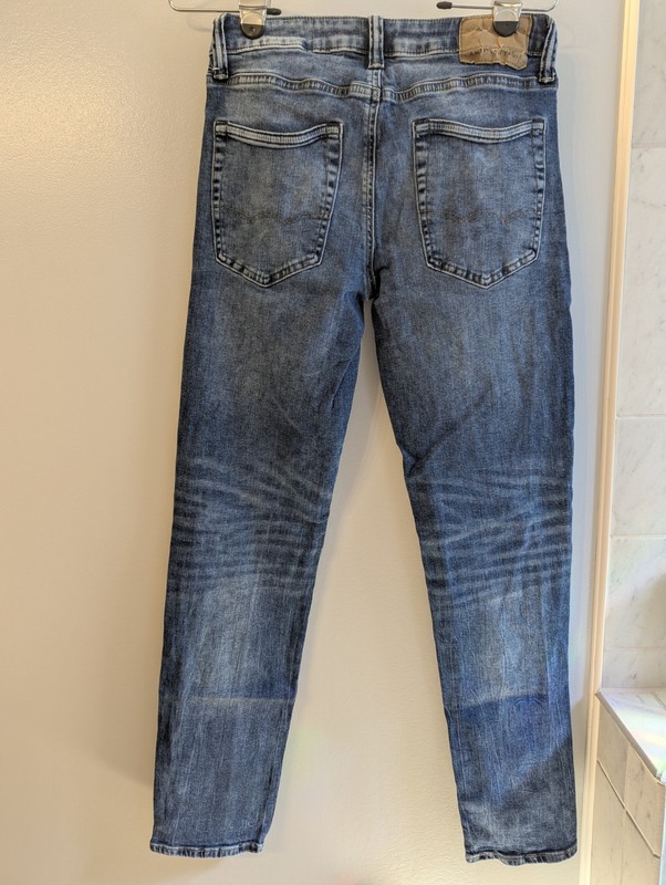 American Eagle Men’s Next Level Flex Slim Straight Blue Denim Jeans 29x32 gallery