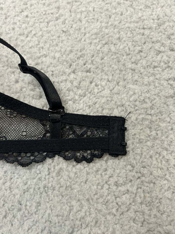 Rene Rofe Bra 36C Push Up Bra Black Lace gallery