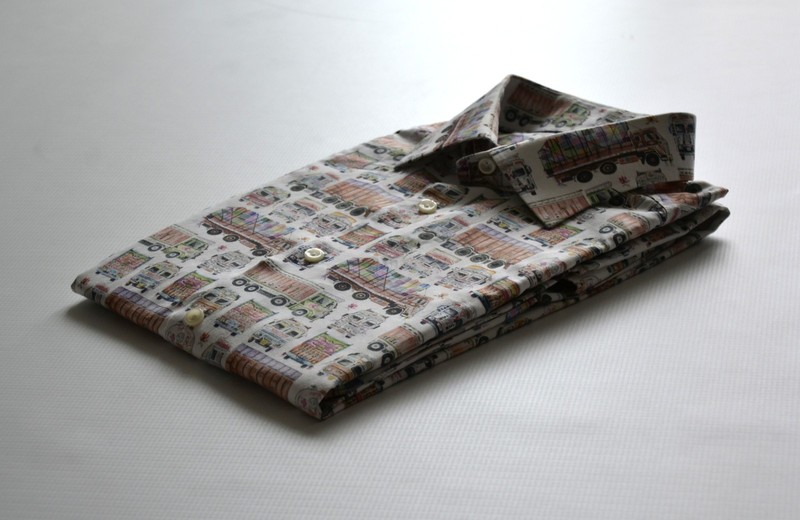 Eton slim twill men's shirt men's shirt size 44/ 17.5" Truks/trucks gallery