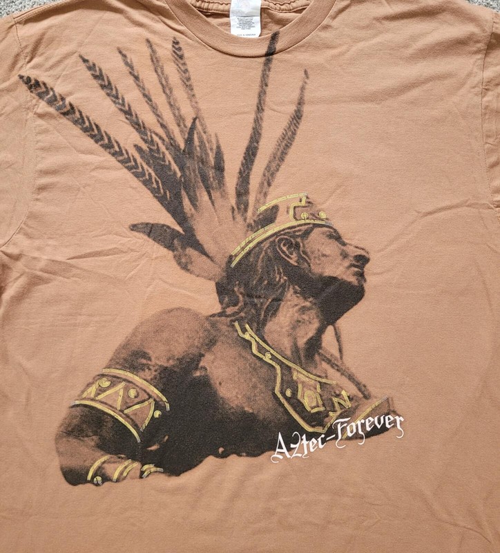 Native Aztec Warrior Graphic T-Shirt Men’s Large gallery