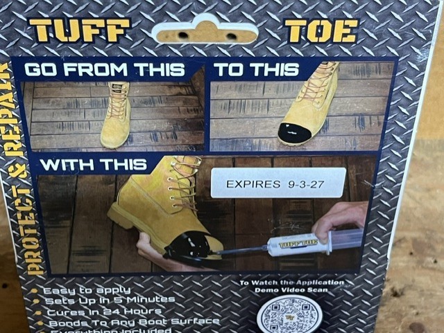 TUFF TOE Original Formula Work Boot Toe Guard Protection & Leather Repair Kit gallery