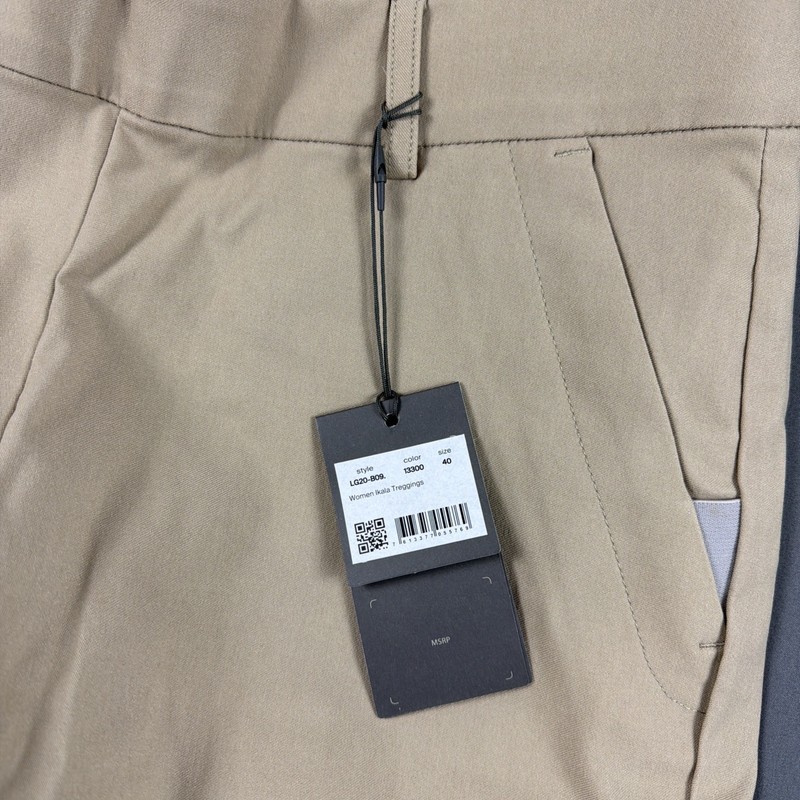 KJUS Womens Golf Pants Ikala Treggings Large Oxford Tan Viscose Polyamide $180 gallery