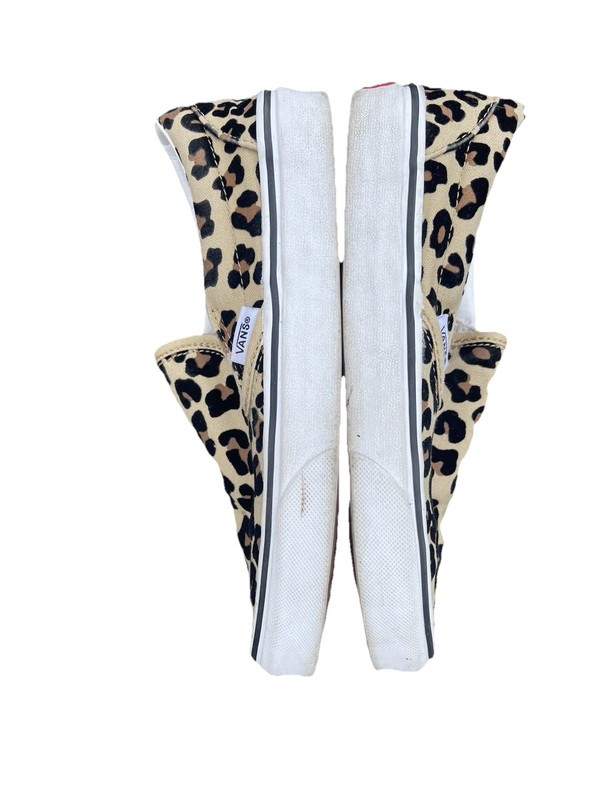 VANS Slip-On Leopard Animal Print Canvas Low Top Slip On Sneaker gallery