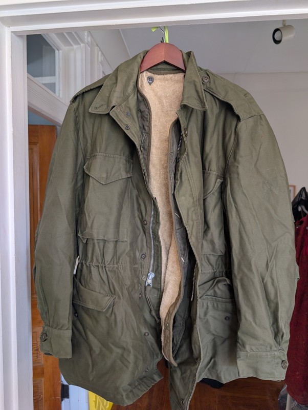M-1951 Field Jacket Made in 1953, Size Large With Original Liner, Near Flawless