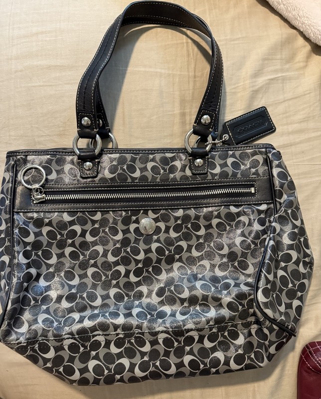 Coach Chelsea signature shoulder bag Black