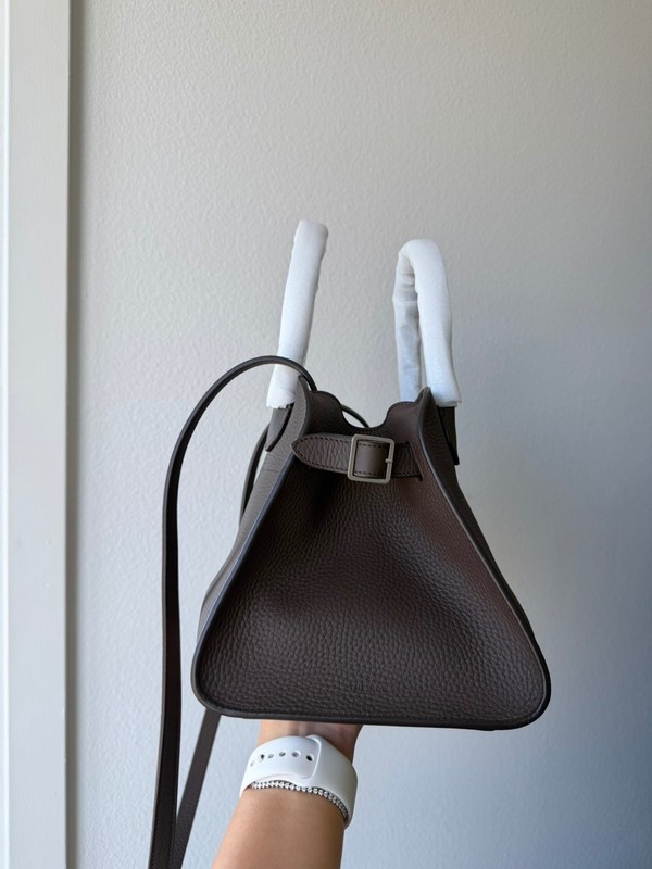 The Row Soft Margaux 10 Deep Brown Calfskin (comes with original packaging) gallery