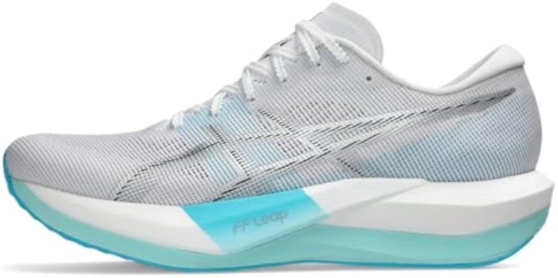 ASICS Unisex Magic Speed 5 Running Shoes, 12.5M / 14W, White/Pure Silver - White gallery
