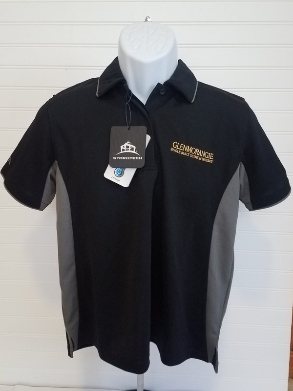 Womens Stormtech Glenmorangie Polo Shirt COOLMAX Extreme Embroidered Size Medium