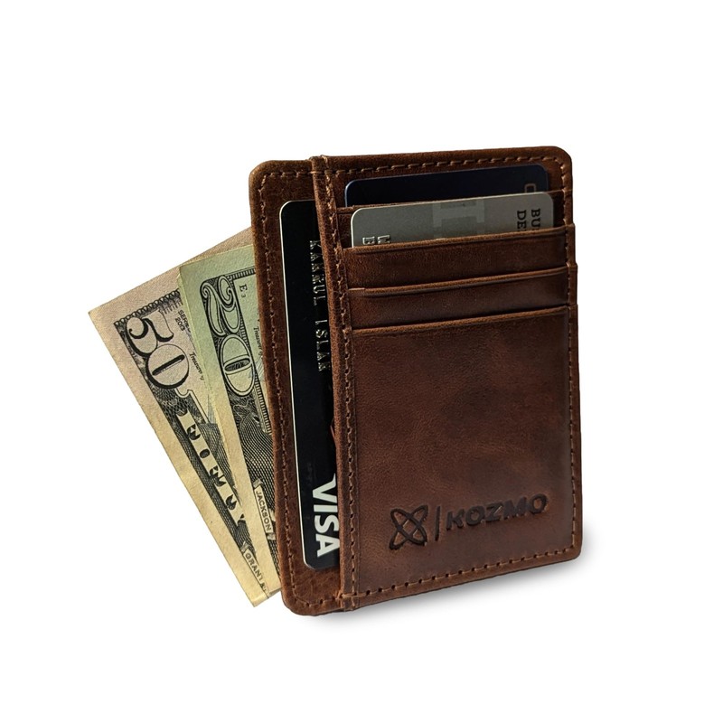 KGS Real Leather Wallet | Color: Bourbon Brown | Stylish Card gallery