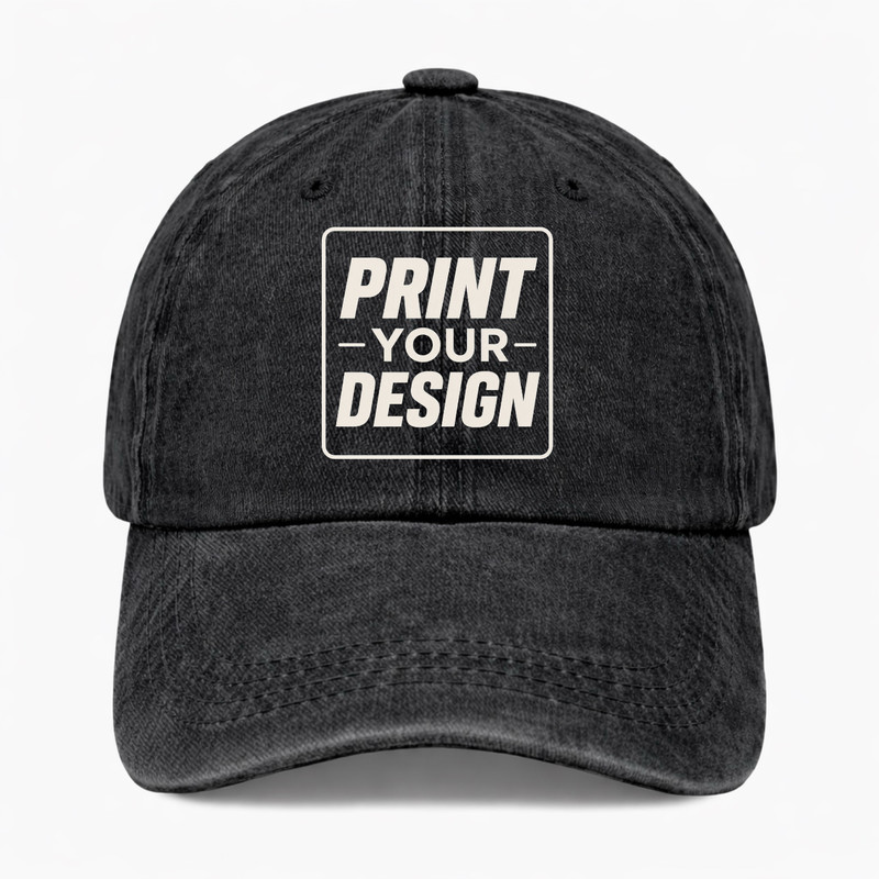 Custom Logo Hat Print Your Design Baseball Cap Personalized Name Text Adjustable