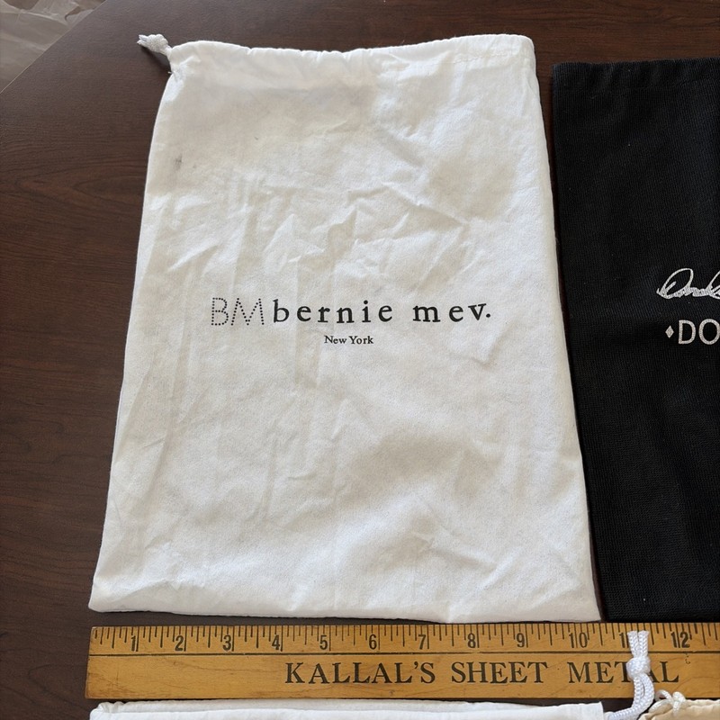 Designer Dust bags Mixed Lot Drawstring Shoe Purse Storage Bags Lot of 6 gallery