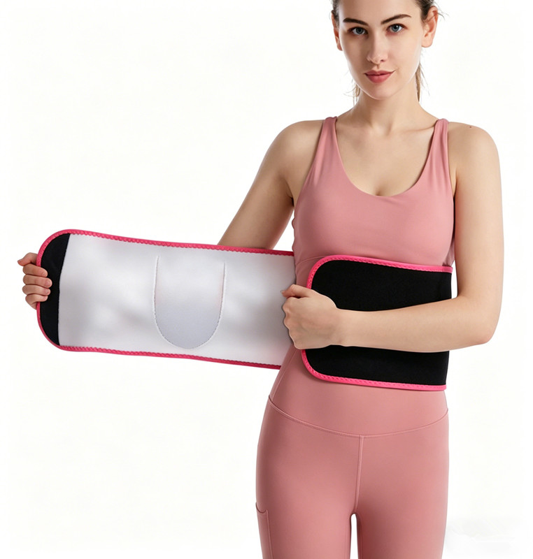Men&Women Waist Trimmer Belt Fat Burning Belly Wrap Sweat Band Gym Weight Loss