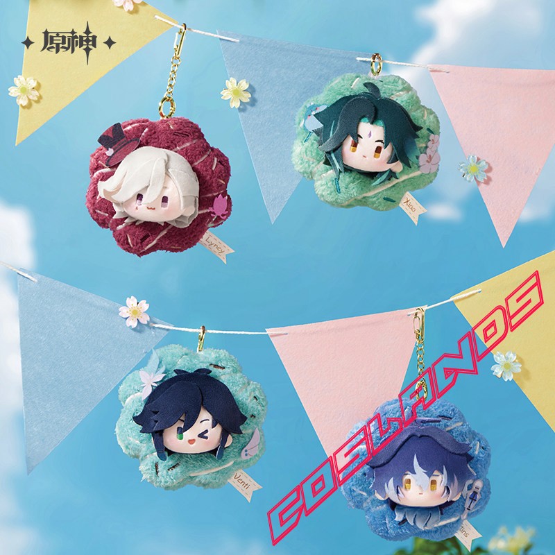11cm Official Genshin Impact Venti Plush Doll Anime Plushie Keychain Pendants gallery