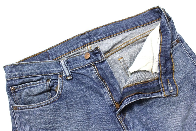 LEVI'S 511 Mens Jeans W34/L28 Slim Zip Fly New Whiskers Blue gallery
