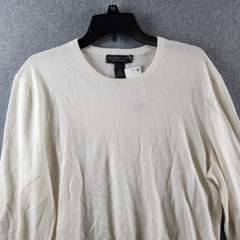 The Men's Store at Bloomingdale's Cotton Cashmere Crewneck Sweater M Cannoli gallery