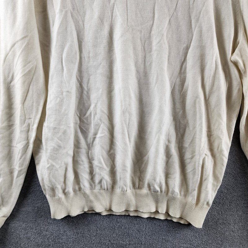 The Men's Store at Bloomingdale's Cotton Cashmere Crewneck Sweater M Cannoli gallery