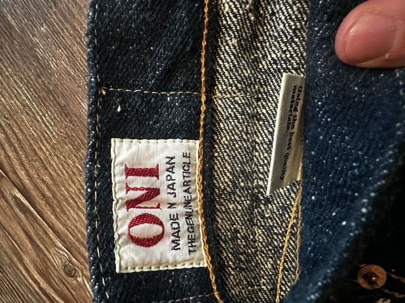 ONI Denim 622SESR "Secret Super Rough" 20oz Relaxed Tapered Jeans gallery