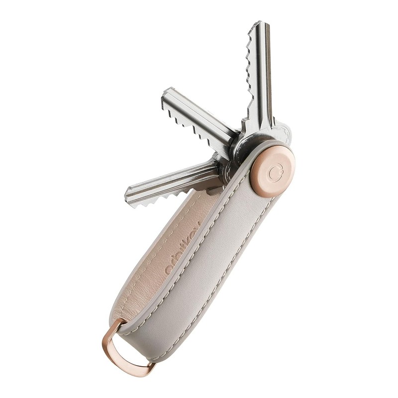 Leather Key Organizer Wallet Case Key Holder Card Sorter Mens Women Accessory
