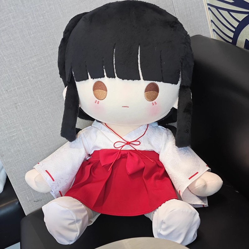 Inuyasha Kikyō 40cm Plush Doll Stuffed Pillow Dress Up Anime Cosplay Stocked YZ