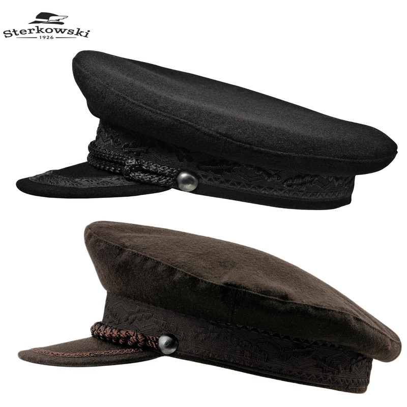 Sterkowski KASHUBIA MODEL 1 Wool Officer’s Peaked Cap Fisherman Skippers Hat