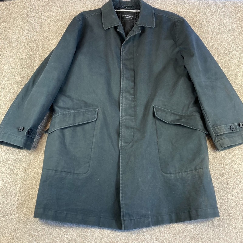Autograph Timothy Everest Overcoat Mens L Large Blue Navy Detachable Liner