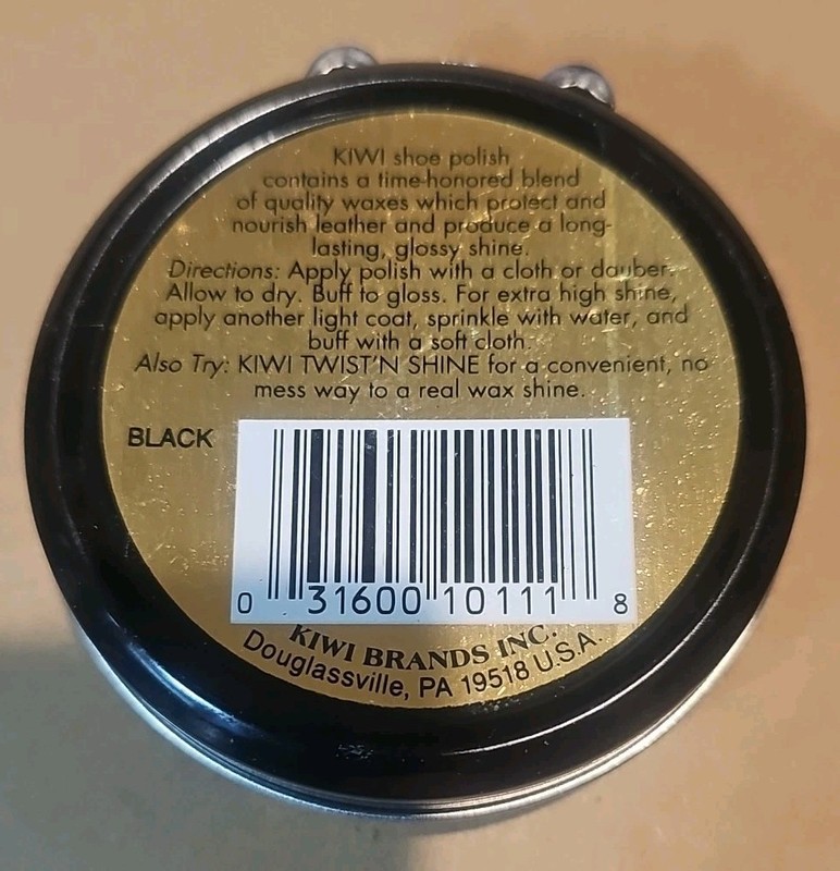 10 Pack Kiwi Shoe Polish Renews and Protects BLACK Leather 1 1/8 oz or-32g, 5/12 gallery