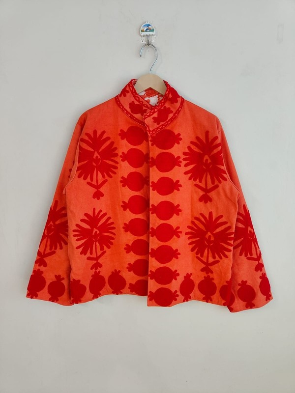 Handmade Suzani Embroidery Jacket, Winter Wear Jacket Coat , Women Coat Suzani