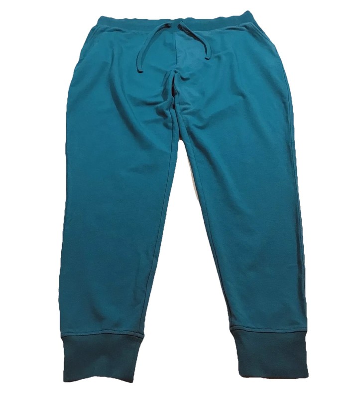 Knix Modal Terry Jogger Pants Green Women’s Size XXL Super Soft Pockets