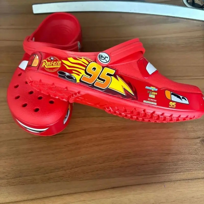NEW Crocs Lightning McQueen Clog Adult Shoe Limited Classic Disney No Lightup gallery
