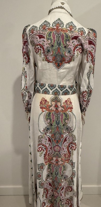 🦄 Zimmermann Ninety Six Button Midi Dress Size 1 🦄 gallery