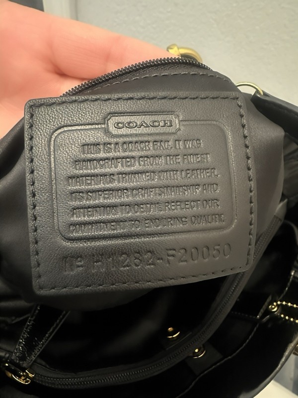 The Coach Ashley Bag Satchel black, leather top handle F20050 gallery