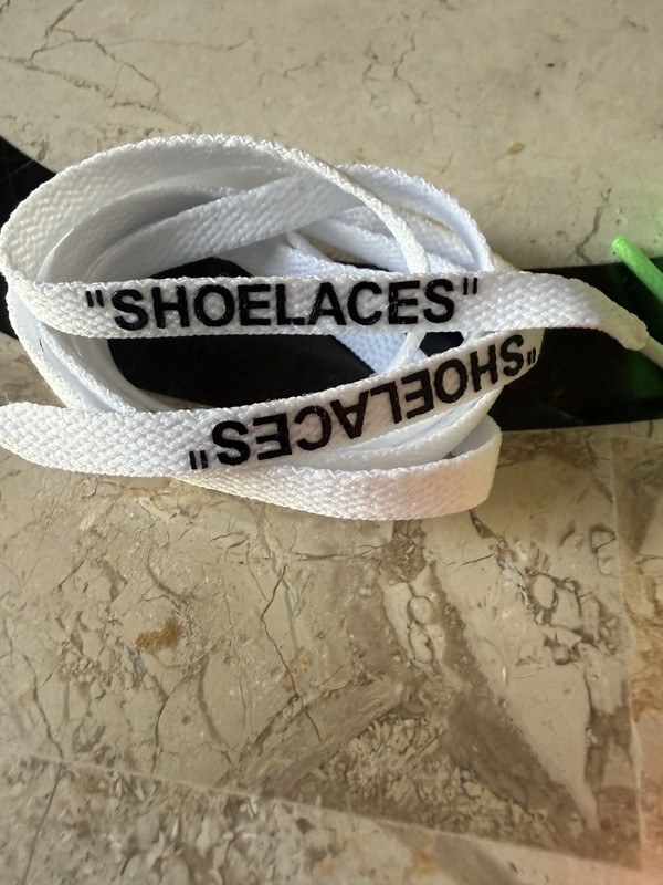 NEW “SHOELACES” Flat Laces Replacement Off-White "The Ten" FREE SHIPPING gallery