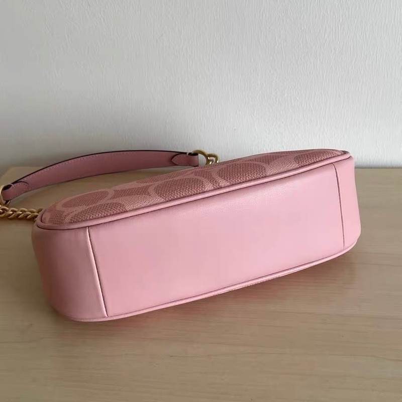 Coach Teri Shoulder Bag Signature Canvas CAL51 Powder Pink outlet NEW Fast Shipp gallery