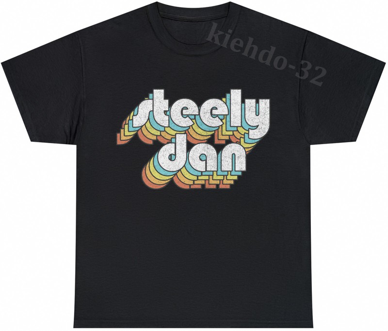 Steely Dan 80s Retro Typography Vintage Music Fan S-5XL Tee Men Women Unisex