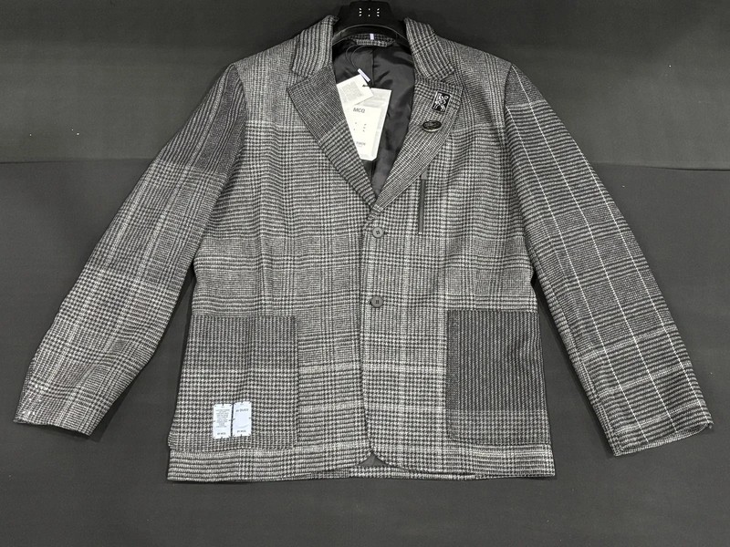 MCQ Alexander McQueen Structured Blazer Charcoal Men’s 54 / XL-XXL US