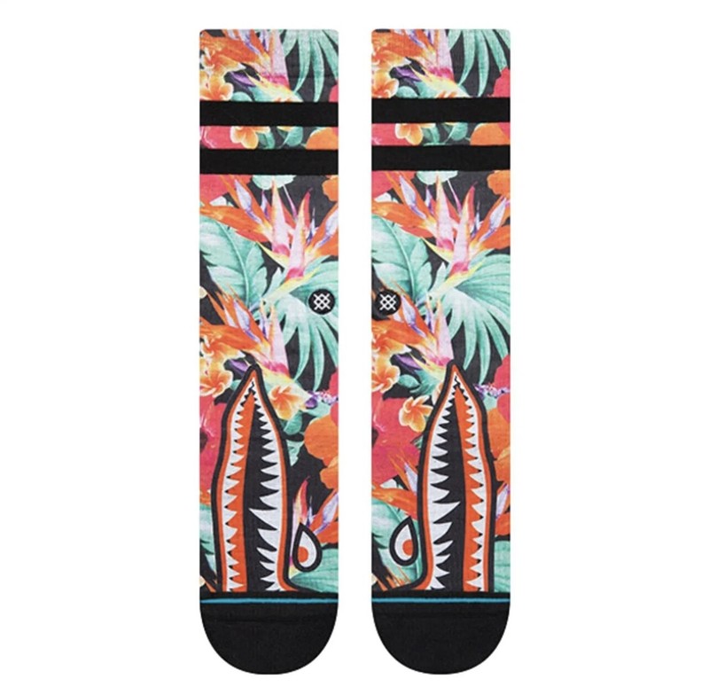 Stance Jackson Dorian Hawaiian Casual Crew Height Socks Unisex Size Medium NWT gallery