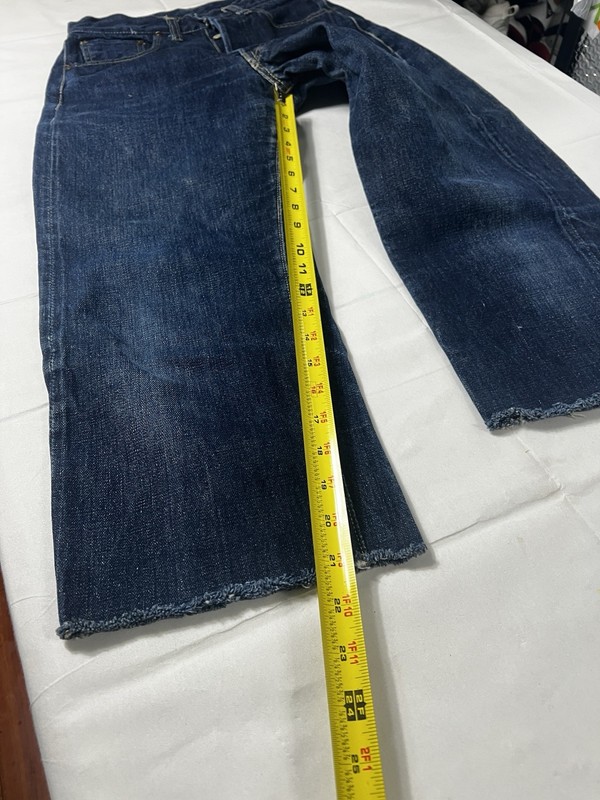 40's Vintage Levi's 503BXX Jeans Size 27 Big E (missing) Redline Hidden Rivet gallery