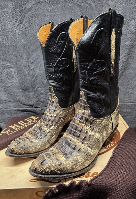 Luchesse Aligator and Kangaroo Leather Boots Size 12D