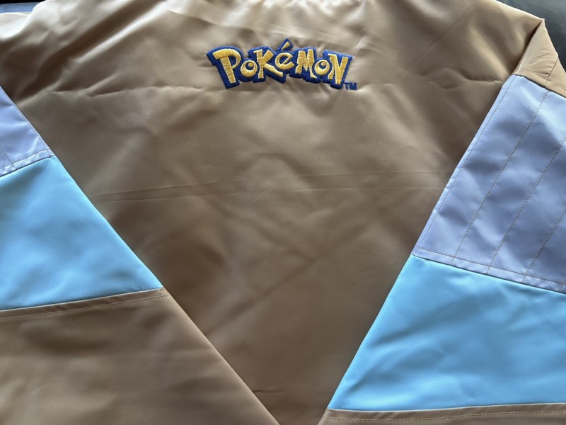 Pokemon x Target Starter Pullover Jacket Gold JOHTO Region Size MEDIUM - IN HAND gallery