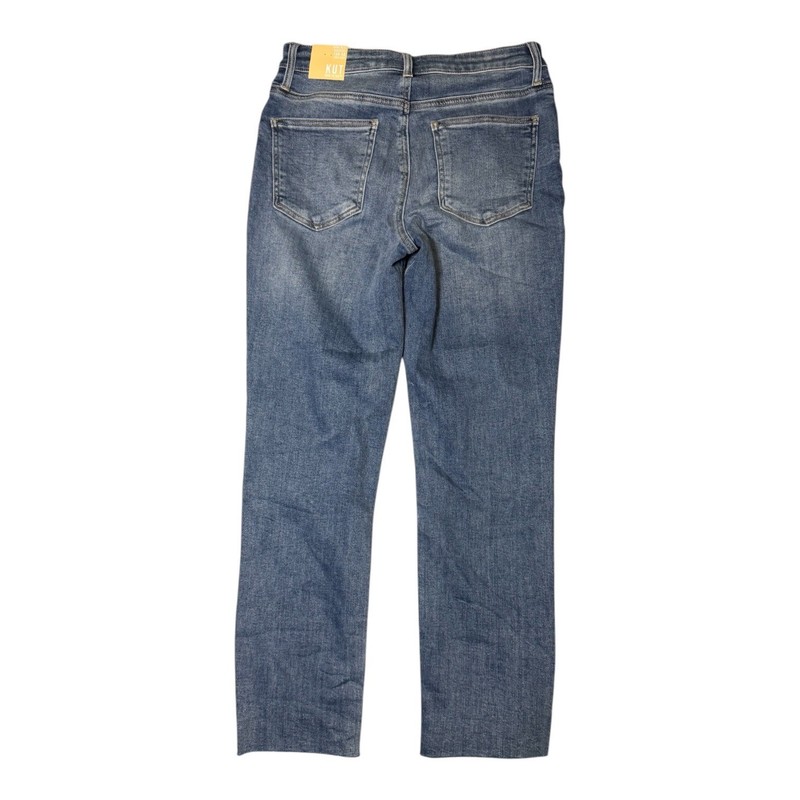 Kut from the Kloth Rachael High Rise Fab Ab Mom Jeans Blue Size 8 NEW gallery