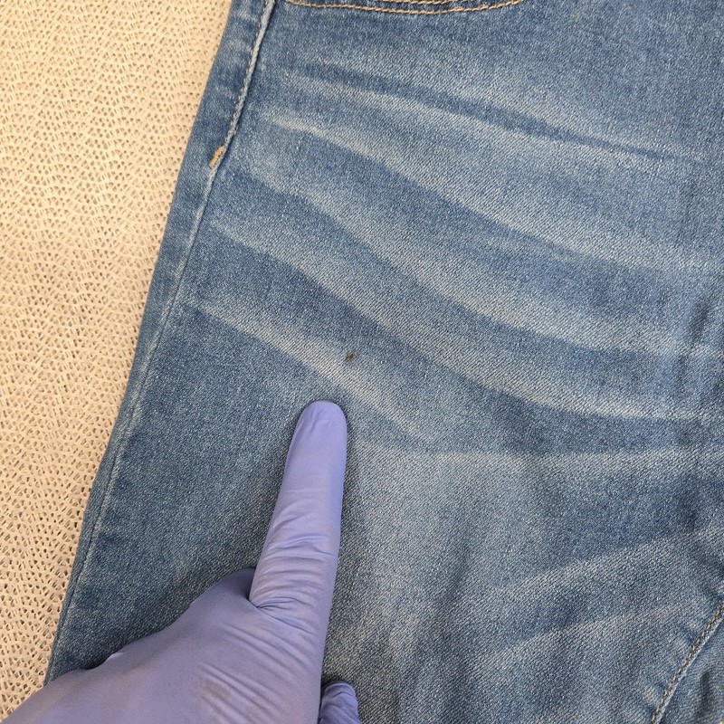 YMI Wanna Betta Butt Jeans Womens 7/28 Mid Rise Skinny Distressed Denim Pants gallery